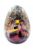 SODEF Lighted Egg Glass Terrarium for Nurse or Doctor, ‘Glad You Exist’ Design, Preserved Purple Flowers, Decorative Accent, Street Lamp, and Desk Decor, 7.1 x 8.7 in