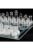 SODEF Professional Glass Chess Set Folding Acrylic Board with Crystal Chess Pieces