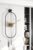 SODEF Serenity Black Gold Modern Metal Wall Clock 11.8 x 31.5 in, Decorative Asymmetrical Design with Silent Quartz Movement and Secure Hanging System – Black Gold