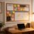 SOFE 48×36 Extra Large Bulletin Boards for Walls, White Framed Pin Board