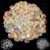 SOFPLATE 1 Box 240Pcs 14mm Octagon Crystal Beads DIY Suncatcher Kits 150Pcs AB Octagon Glass Beads with Split Rings Stainless Steel Hooks Suncatcher Supplies for Hanging Ornament Chandelier Repair