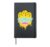 Softball Ice Cream Drip Mom Sweet Softball Mama Game Day Hardcover Journal, Black
