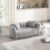 Soft beanbag Chair with high Resilience Foam for Two People. The Comfortable Square Recliner Sofa is Ideal for Family Members and Friends Engaged in Games, Reading, Watching TV