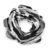 Soft Black Grey White Camo Chiffon Scrunchies for Women