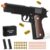 Soft Bullet Toy Gun with Shell Ejection and Semi-Auto Pull-Back Action – Educational Foam Dart Blaster for Boys and Girls Ages 8+, Perfect for Outdoor Shooting Games, Ideal Halloween, Birthday Gift