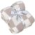Soft Checkered Throw Blanket, Ultra Cozy Knit Throw Blanket Fluffy Fuzzy Reversible Checkerboard Blanket for Travel Couch Sofa Bed Decor, 51×63 inches, Cream White