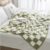 Soft Checkered Throw Blanket, Ultra Cozy Knit Throw Blanket Fluffy Fuzzy Reversible Checkerboard Blanket for Travel Couch Sofa Bed Decor, 51×63 inches, Sage Green