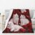 Soft Flannel Throw Blanket for Couch Sofa Bed Cute White Kittens
