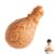 Soft Squeeze Fried Chicken Toy, Simulated Chicken Leg Squeeze, Stress Relief for Halloween Basket Stuffers, Party Favors, Anxiety Relief Everyone