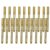 SOIMISS 20pcs Permanent Metallic Paint Marker Pen with 1.5mm Fine Tip for Precise Hand Lettering, Gold Plastic Body, Suitable for Ceramic and Stone, for Mug Decorating and Office Supplies