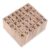 SOIMISS 42 Pcs Wooden Alphabet Number Stamp Set with Breech Wood and Rubber Material, Vintage Style for Crafting and Planner Decoration, Easy Ink Cleaning and Versatile Combinations