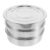 SOIMISS Bean Sprout Germination Tray Set 3 Tier Stainless Steel with Stackable Design, Raised Edges, and Microholes for Optimal Ventilation, Prevents Water Spillage, for Kitchen Use