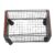 SOIMISS Rolling Iron and Book Pull Swivel Wheels Library with Cart Rod Heavy Duty Wood Construction, High Sided Basket, for Stationery and Daily Essentials, for Classroom and Office