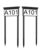 Solar Address Sign for Yard,Double Side Light House Numbers,2 Pack
