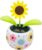 Solar Dancing Sunflower Decoration, Sunflower Solar Dancing Flower Solar Dancing Solar Decoration, Solar Powered Swinging Animated Dancer Office Desk Car Decoration, Funny Ornaments