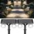 Solar Lights Outdoor Waterproof, Dual Heads Adjustable Solar Spot Lights Outdoor, 2-in-1 Motion Sensor Solar Powered Spotlight Landscape Lighting for Garden, Yard, Pathway- 2 Pack (Cool White)