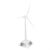 Solar Powered Wind Mill Model Desktop Decor Craft For Children Education Science Project White Abs Plastic Blade Toy