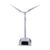 Solar Windmill Model Desktop Decor, ABS Plastic, Renewable Energy Demonstration Kit for Home Office Display, White 10.43 Inch Height
