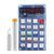 Soldering Practice Kit DIY 7-Digit LED Display Electronics Calculator for Classroom/Home, Build Electronics STEM Projects Learn to Solder Kits for Adults/Teens/Students/Makers/hobbyists (Red)