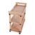 Solid Beechwood Rolling Studio Taboret with Caster Wheels (3 Floors)
