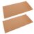 SOLUSTRE Self-Adhesive Cork Board Roll Cork Sheet 2 Rolls 3mm Thick with Adhesive Backing 23.6×11.8 Inches for Decorative Wall and School Bulletin Boards
