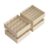 SONGMICS 4 Pack Drawer Organizers, 80 Cells (2×16+2×24), Foldable Dividers, 11.8 x 11.8 x 3.9 Inches, for Socks, Underwear, Ties, Belts, Summer Sand URUS011K01