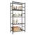 SONGMICS 5-Tier Shelving Unit, Steel Wire Storage Rack, 23.6 x 11.8 x 56.7 Inch, Matte Black, Organizer Shelf for Kitchen Living Room, Dacey-Old Collection UBSC265BD01