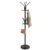 SONGMICS Freestanding Coat Rack, 16 Hooks, Steel Coat Tree with Marble Base