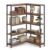 SONGMICS HOME Corner Shelf, 5-Tier L-Shaped or Straight Bookshelf