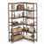 SONGMICS HOME Corner Shelf, L-Shaped Bookshelf, 6-Tier Corner Bookcase