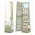 SONGMICS HOME Standing Jewelry Armoire, Full Length Floor Mirror with Storage, Lockable Jewelry Cabinet with 6 LED Lights, Built-in Vanity, Laurel Green Surface, Cream White Lining UJJC007C01SH