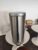 SONGMICS LTB031EZ02 Round Trash Can with 15 Trash Bags, Metal Pedals, Removable Plastic Bucket, Handle, Soft Close Lid, Stainless Steel, 30 L, Silver LTB031EZ02