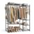SONGMICS Portable Closet Wardrobe, Clothes Rack, Closet Organizers and Storage, Freestanding Clothing Rack with 7 Shelves, 2 Hanging Rods, Metal Frame Rack, for Bedroom, Entryway, Black ULGR010BZ03S