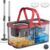 SONGMICS Spin Mop and Bucket Set, 2 Washable Microfiber Mop Heads, Wheels