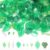 Song Xi 500Pcs Green Acrylic Leaf Beads for Jewelry Making, Transparent Weed Maple Beads for Bracelets, Necklaces, Earrings, 9 Styles, DIY Your Spring Charms
