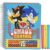 Sonic The Hedgehog Sketchbook for Kids with Washable Markers, 86 Blank Pages Spiral Bound, Sonic and Shadow