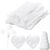 Sonwyoung 24 Pcs Thick Pipe Cleaners Crafts Supplies, Chenille Stems, 39.37 Inches Jumbo Pipe Cleaners Bulk, Fluffy Fuzzy Art Decorations St. Patrick’s Day Easter Wedding DIY(White)