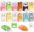 Sooez 12 Pack Pencil Erasers, Cute Animal Eraser with Clean up Roller Cover
