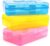Sooez 3 Pack Pencil Case, Large Hard Pencil Box Bulk, Clear Crayon Box