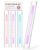 Sooez 3 Pack Ruler 12 Inch, Anti-Slip Clear Rulers for Kids School, Pastels
