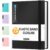 Sooez 72 Pocket Binder with Plastic Sleeves & Elastic Band, Large Capacity 8.5×11 Presentation Book Display 144 Pages, Art Portfolio Document Folder with Clear Sheet Protectors for Office School