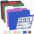 Sooez Plastic File Folders, 30 Pack Letter Size Colored Folders with Labels