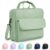 Sooez Zipper Binder Bag, 3 Inch 3 Ring Binder with D-Ring, Holds 900 Sheets