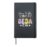 Soon To Be Deda Est 2026 Retro Floral Hardcover Journal, Black