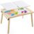 SOOPURKIDS Sensory Tables for Toddlers,Kids Table with 3 Storage Bins, Activity Table with 7 Sand Toys, Indoor/Outdoor Play Sand Table, Gifts for Boys and Girls