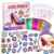 SOOVSY Retro Girl Foil Art Craft Creative Toy Set for Girls 4-8