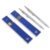 SOPOTUTU 3.0mm Stainless Steel Mechanical Pencil with Shock Absorption Spring, Refillable Lead Holder for Technical Drawing and School Use, Precision Drafting Tool for Architects