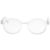 SOPOTUTU Doll Eyeglasses Transparent Glasses Decor for Doll Accessories DIY Craft Fashion Dress Up Props for Birthday