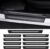 Soptrise Car Door Sill Protector for Ford Explorer 2020-2026, Residue-Free Double-Layer Step Guard for Outdoor Camping, Carbon Fiber Texture Vinyl, 9 Pcs