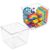 Sorbus Clear 13.5×13.5 Cube Storage Bins, 2 Pack Extra Large Square Organizer Bins with Handles, Plastic Storage Containers for Cube Storage, Closet, Shelf & Home Organization, BPA-Free